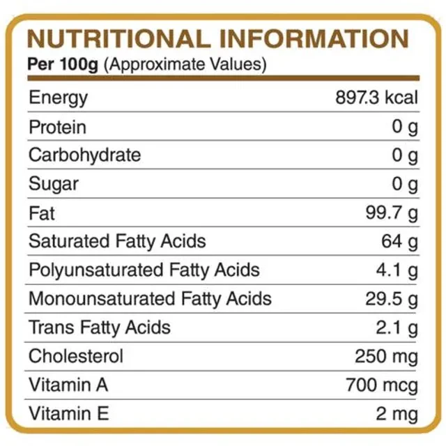Sri Sri Tattva Premium Cow Ghee - For Better Digestion and Immunity, 1 L Ceka Pack-4.webp